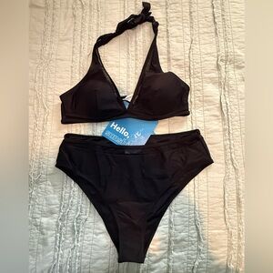 Cupshe Black Bikini Set